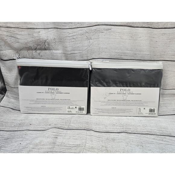 Polo Ralph Lauren Men's 6 Classic Fit Crew Neck T-Shirts BLACK XL (2 PCKS OF 3) - Picture 4 of 6